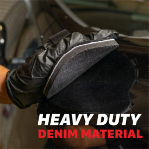 Heavy Duty Denim Material polishing pad for car detailing.