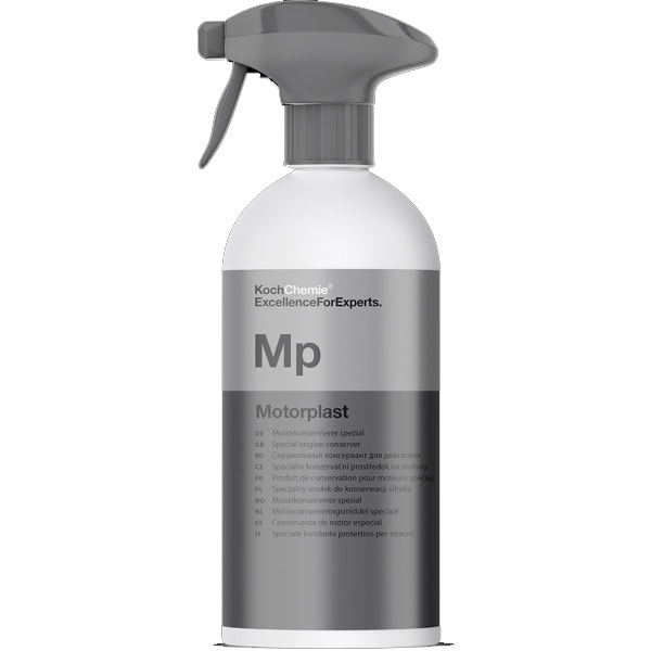 Koch Chemie Motorplast spray bottle for car care and maintenance.
