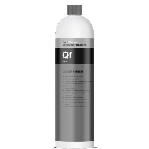 Koch Chemie Quick Finish product bottle, professional detailing product for automotive use.