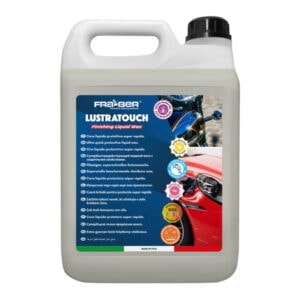 Lustratouch finishing liquid wax for car protection and shine, easy to apply, quick-drying, suitable.