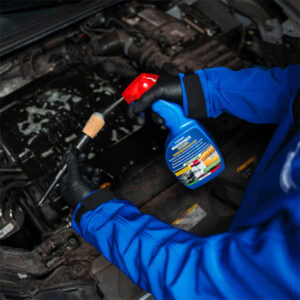 Engine cleaning and maintenance at Sakr Building Materials.