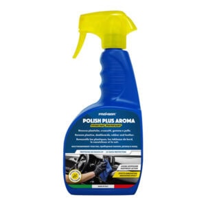 All-purpose interior cleaner for car surfaces and upholstery.