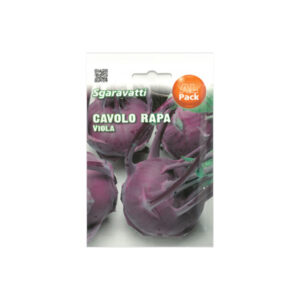 Sgaravatti Purple Kohlrabi Seeds – Violet Skin Kohlrabi with White Flesh