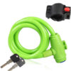 Bicycle Anti-Theft Chain Lock – Anti-Shear Security Cable Lock for Bicycles