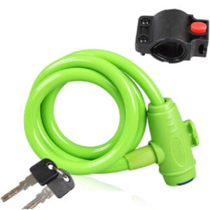 Bicycle Anti-Theft Chain Lock – Anti-Shear Security Cable Lock for Bicycles