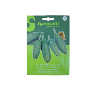 Sgaravatti CET001 Small Green Paris Gherkin Seeds – Early Pickling Cucumber Variety