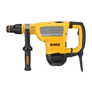 Heavy-duty DeWalt hammer drill for construction, masonry, and building projects.