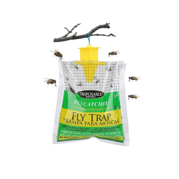 Fly Trap – Reusable Non-Toxic Fly Catcher for Indoor & Outdoor Use