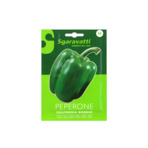 Sgaravatti PEP012 California Wonder Pepper Seeds – Large Sweet Bell Pepper Variety