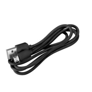 Wireless charging cable with USB and micro USB connectors for construction tools.