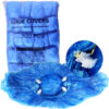 Disposable Shoe Cover Refills for Shoe Cover Dispenser – Blue PE Booties (100 Pieces)