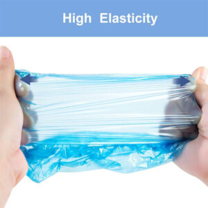 Disposable Shoe Cover Refills for Shoe Cover Dispenser – Blue PE Booties (100 Pieces)