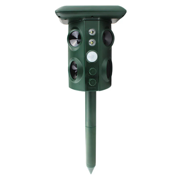 Outdoor Solar Ultrasonic Animal Repeller – Motion Sensor Pest Deterrent