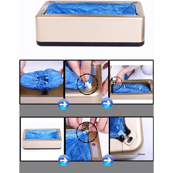 Automatic Shoe Cover Dispenser – Hands-Free Disposable Shoe Cover Machine (Medium Capacity)